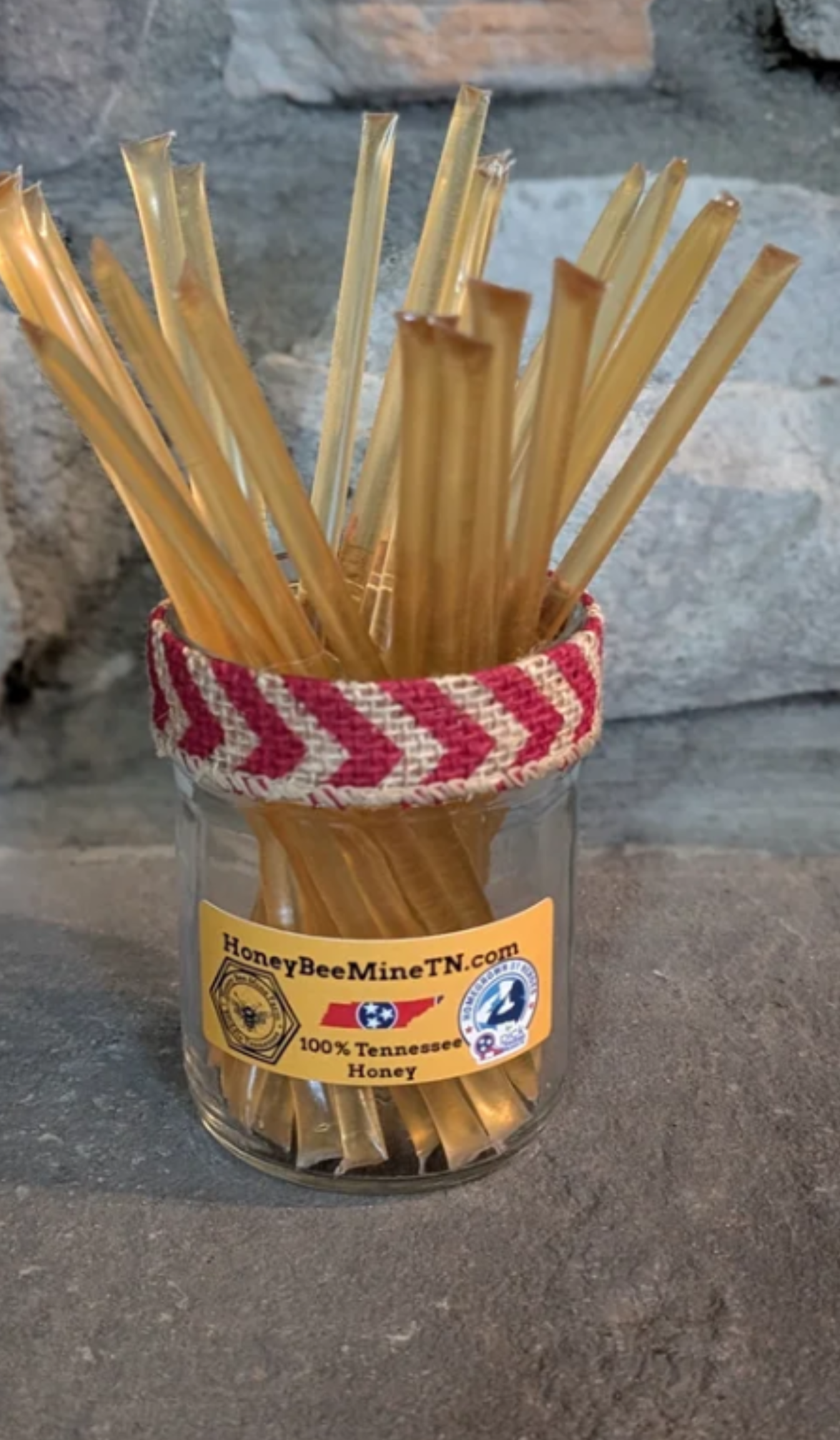 Pure 100% Tennessee Honey Sticks- 3pack