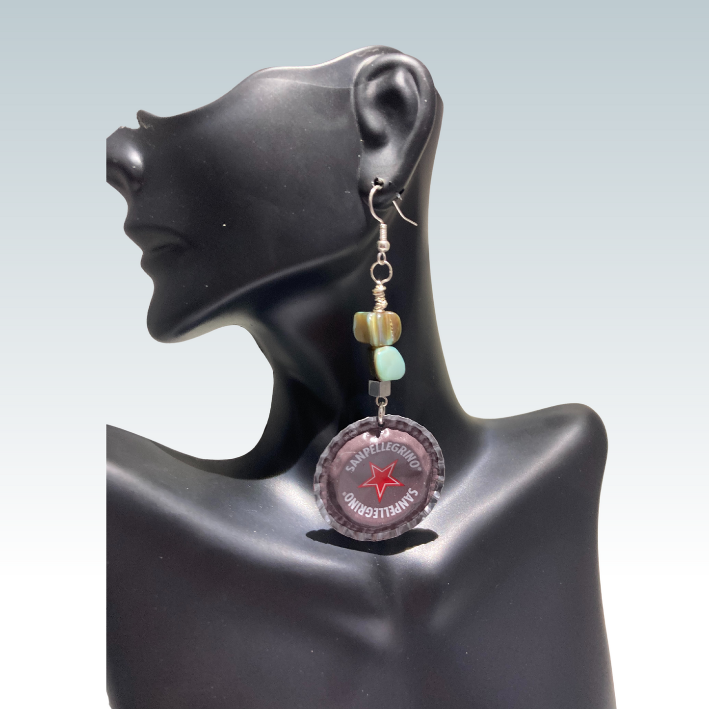 "Blair" Bottle Cap Earrings