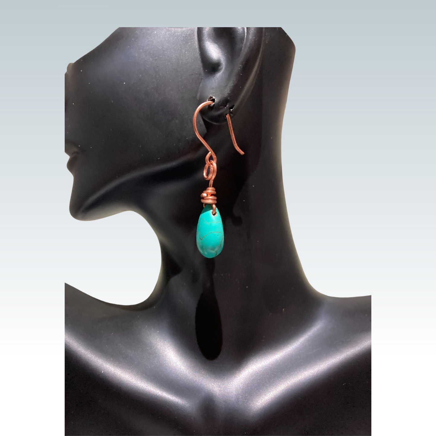 Turquoise Teardrop Earrings