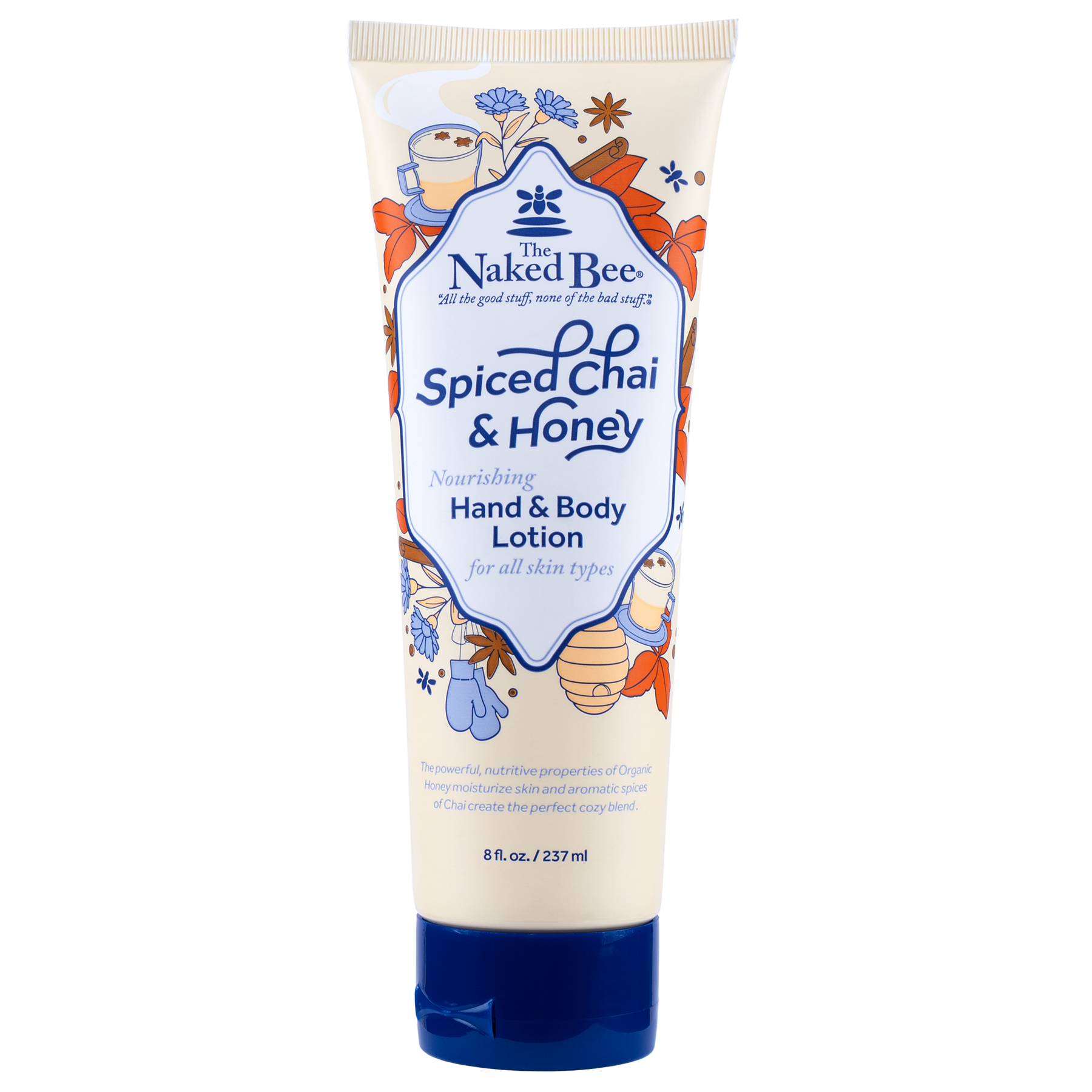 8 oz. Spiced Chai & Honey Hand & Body Lotion
