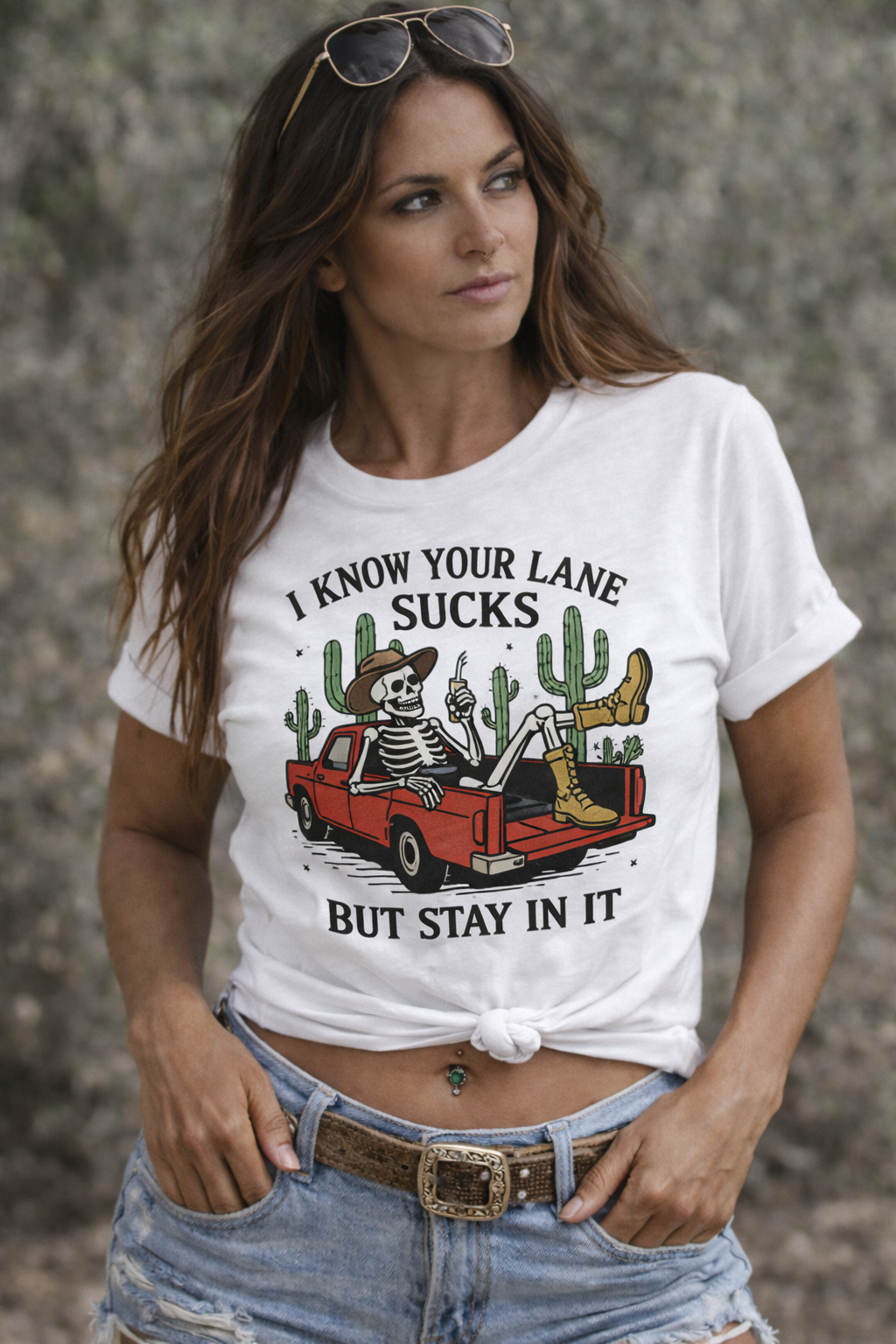 'I Know Your Lane Sucks' Graphic Shirt