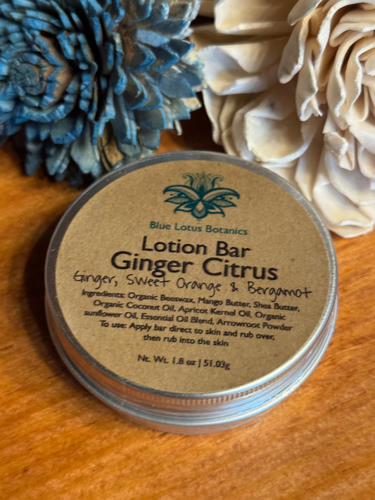 Ginger Citrus Lotion Bar- 1.8 oz
