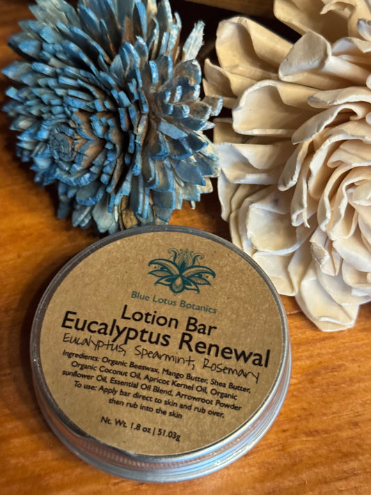 Eucalyptus Renewal Lotion Bar- 1.8 oz