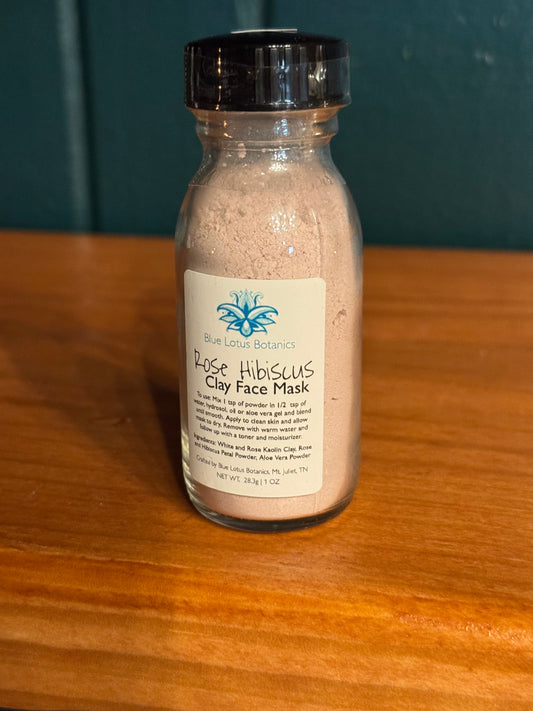 Rose Hibiscus Clay Face Mask-1 oz