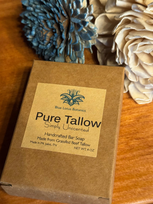 Pure Tallow Soap- Unscented