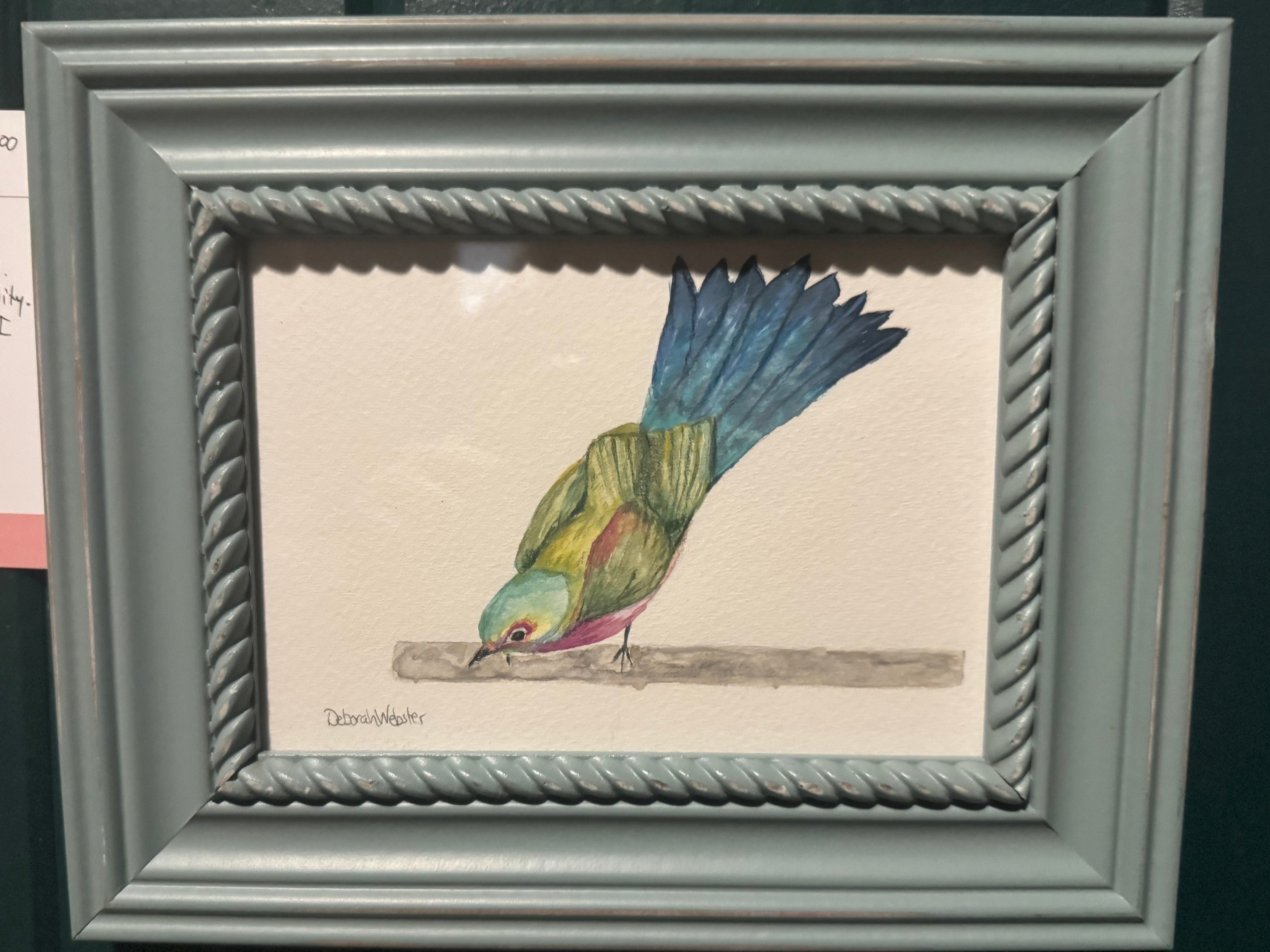 "Fanciful Dove" Watercolor- 5x7