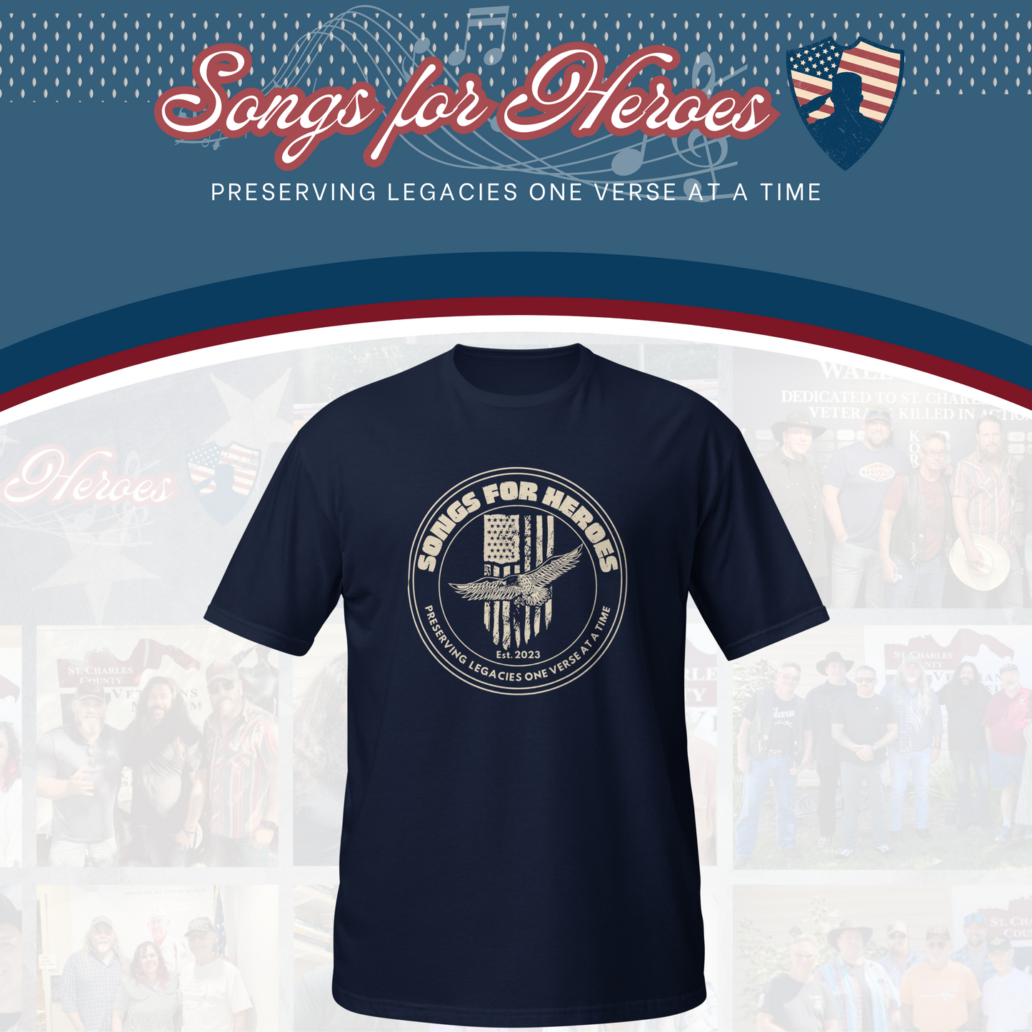 Songs for Heroes Signature Shirt