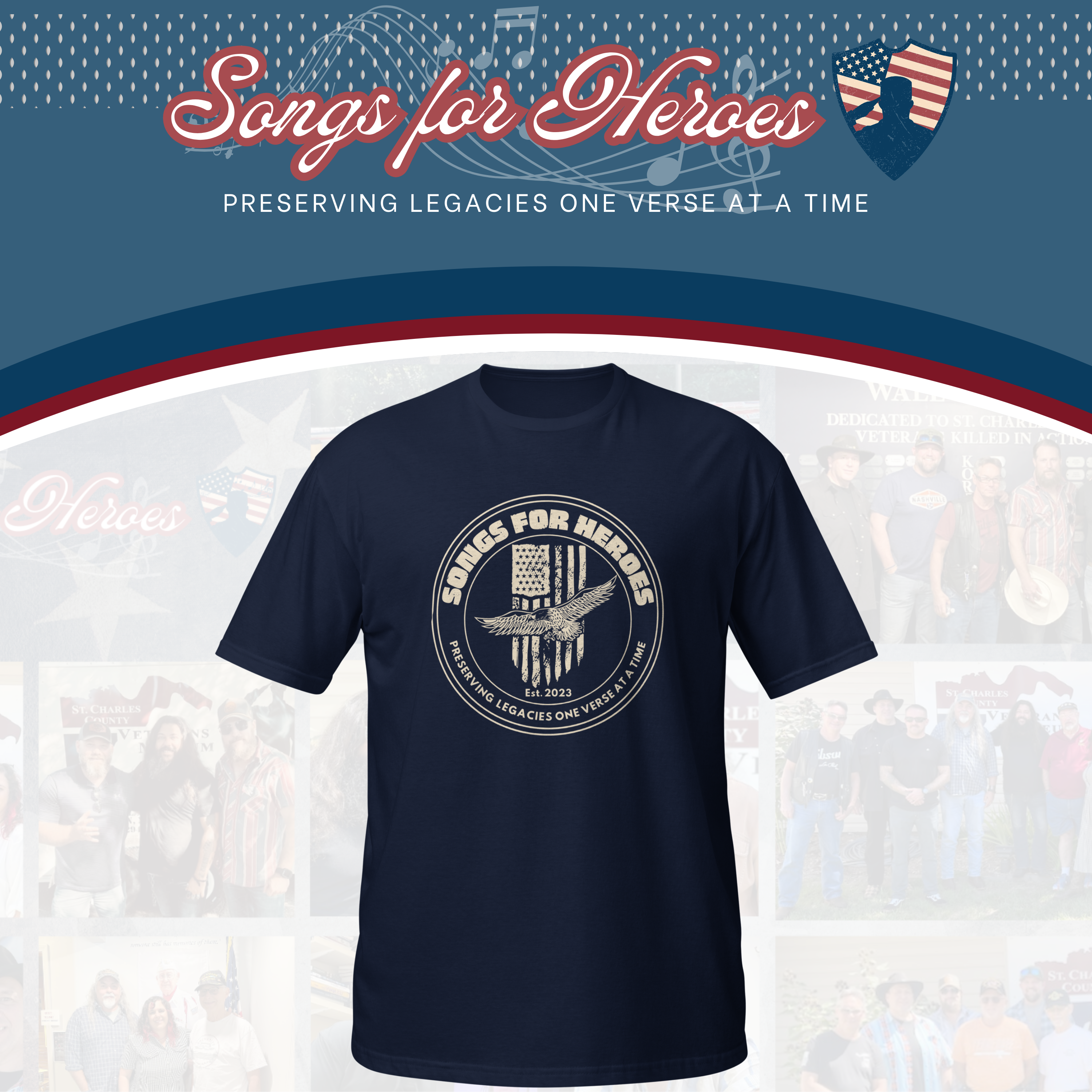 Songs for Heroes Signature Shirt