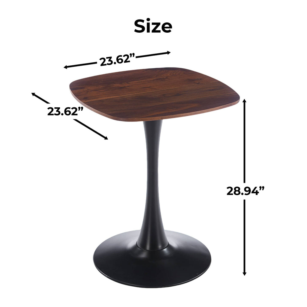 3-Piece Café Table Set, Compact Bistro Set for Coffee Shops