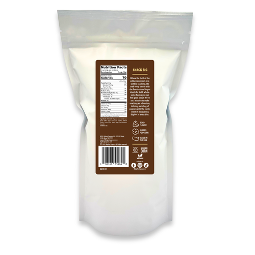 Bigfoot Poop Chocolate and Caramel Gourmet Popcorn