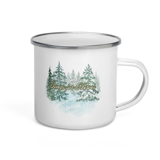 PRE-SALE: Songs for Heroes Winter 12 oz Enamel Mug