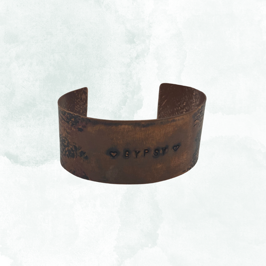 Gypsy Hammered Copper Cuff