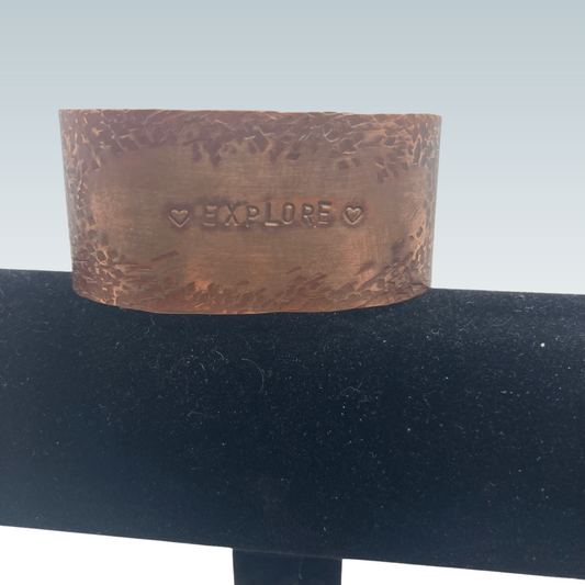 Explore Hammered Copper Cuff