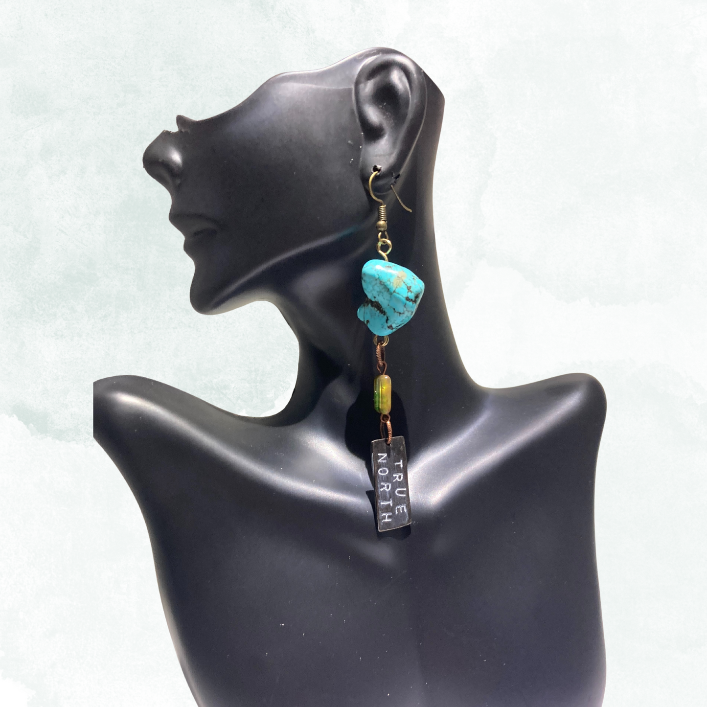Turquoise "True North" Earrings