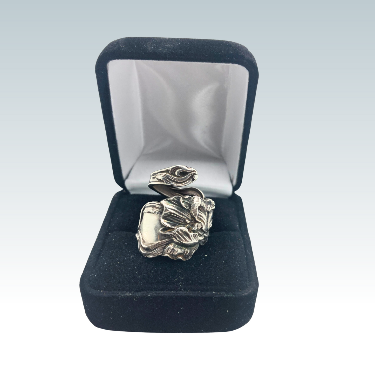Sterling Silver Spoon Ring Size 8